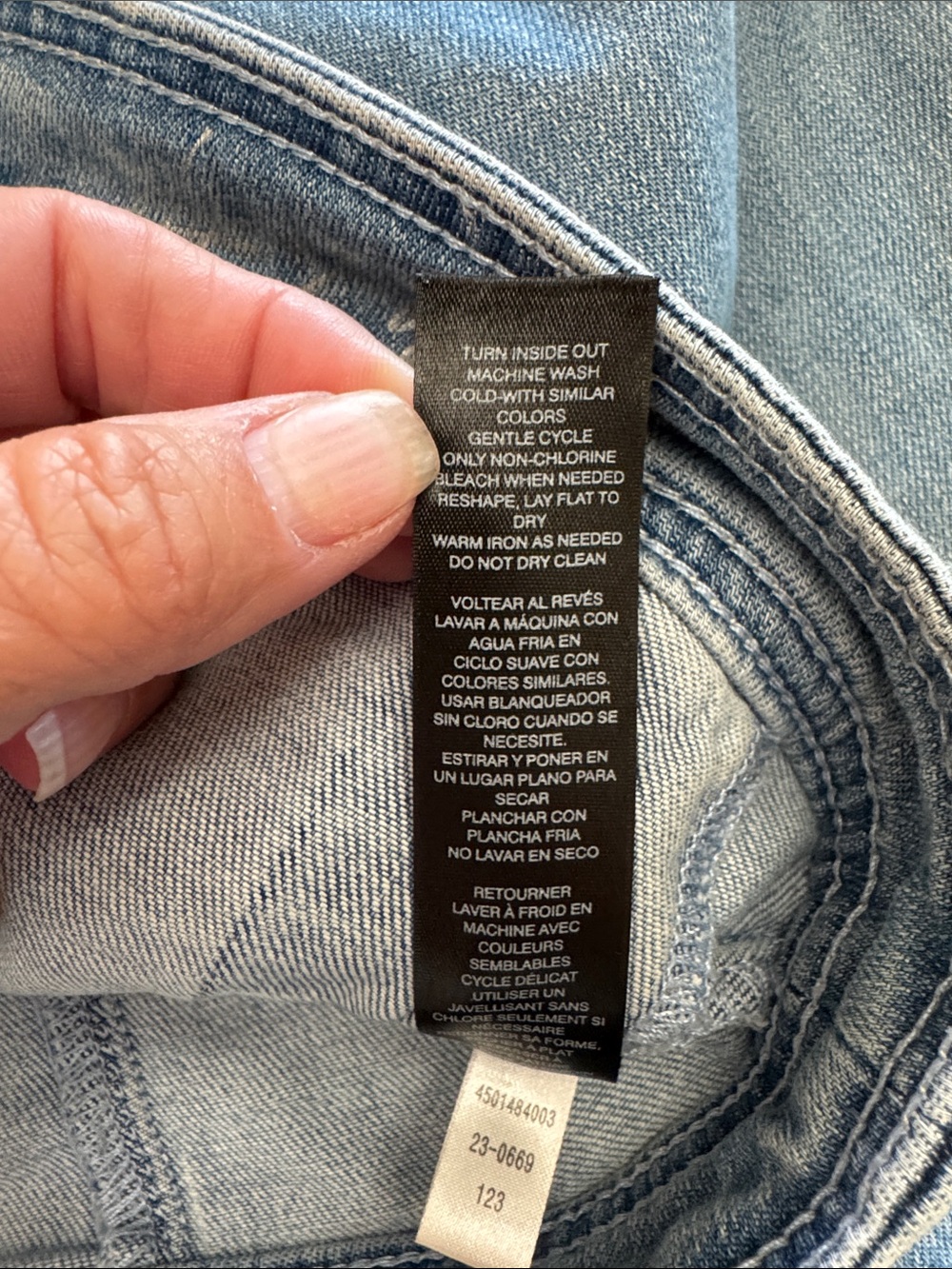 White House Black Market Light Wash Jean Jacket - Picture 7 of 12